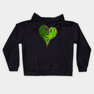 Green Heart Kids Hoodie